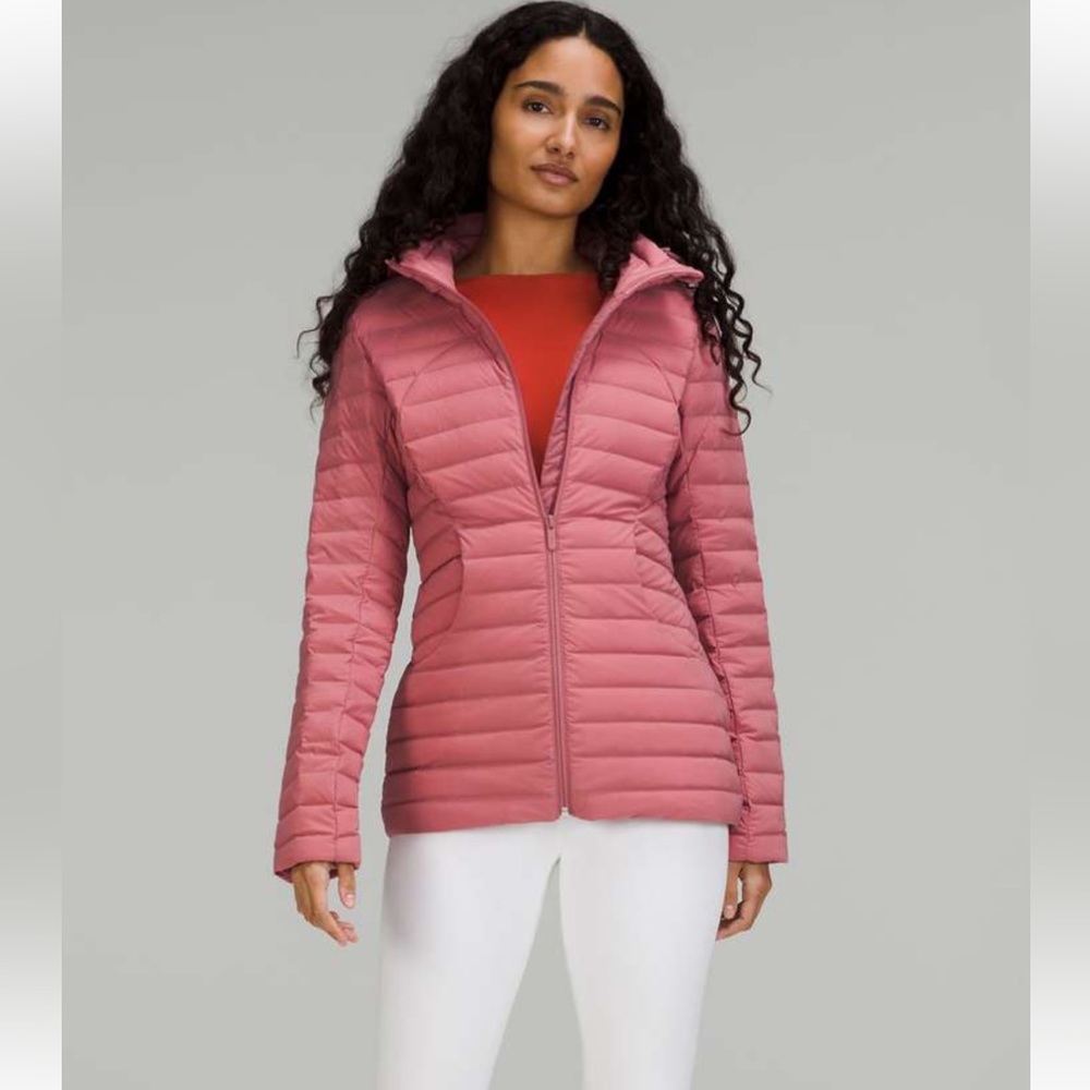 Lululemon Athletica Pink Puffer Jacket Cozy Chic Style